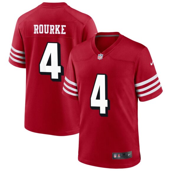 Mens Youths Kids Womens Kurtis Rourke Red Jersey Stitched